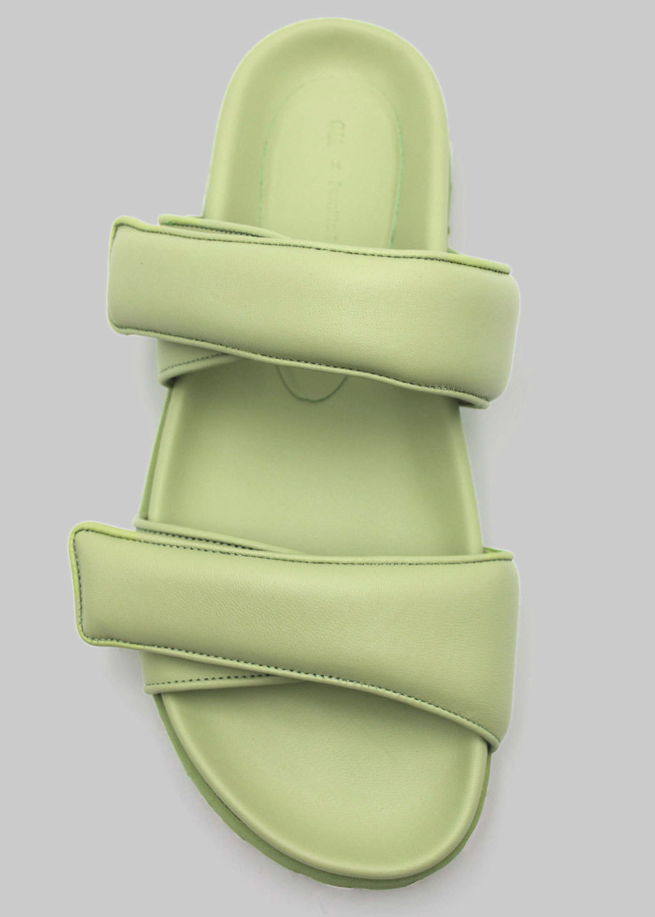 Gia x Pernille Double Strap Sandal - Acid Green - 7