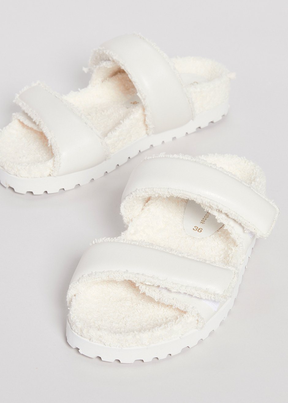 GIA x Pernille Double Strap Sandals - Off White - 2