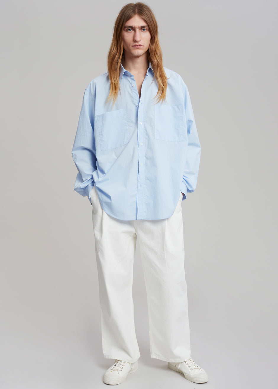 Gus Oversized Shirt - Sky – Frankie Shop Europe