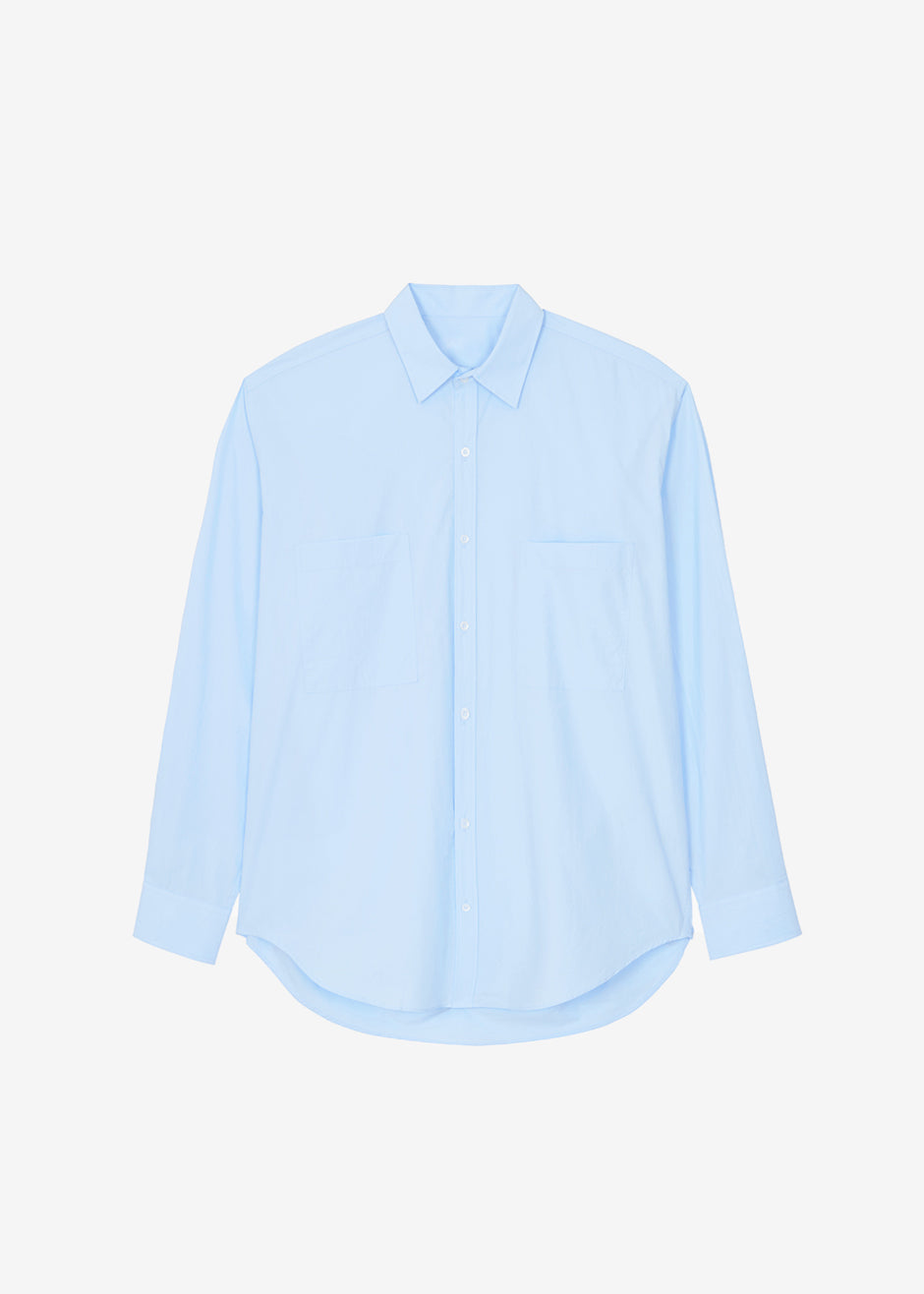 Gus Oversized Shirt - Sky - 8