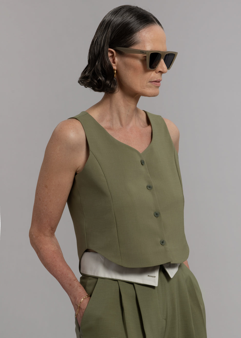 Holi Vest - Olive - 4
