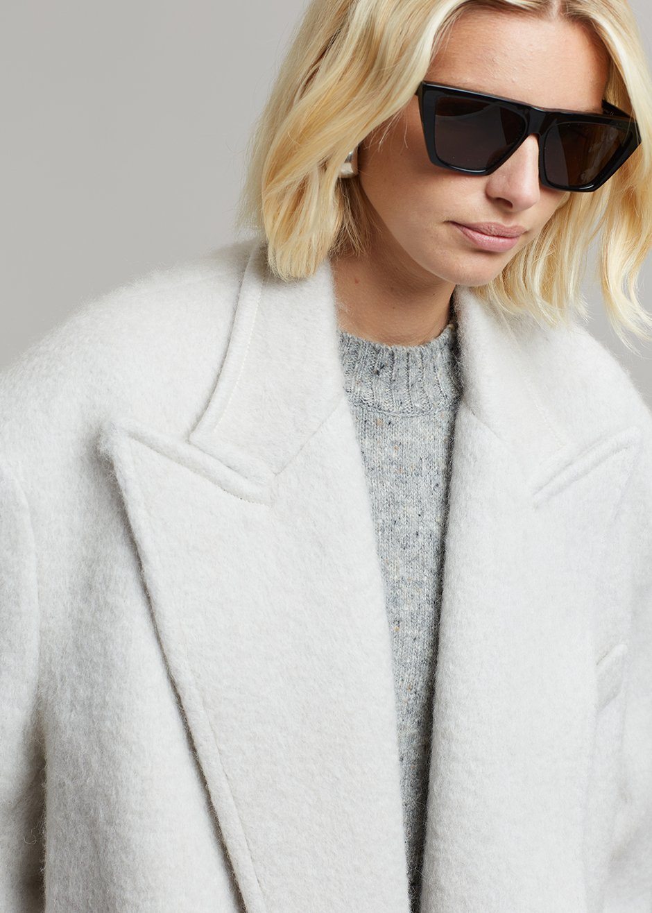 John Oversized Coat - Birch - 9