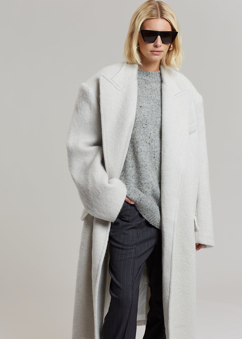 John Oversized Coat - Birch - 10