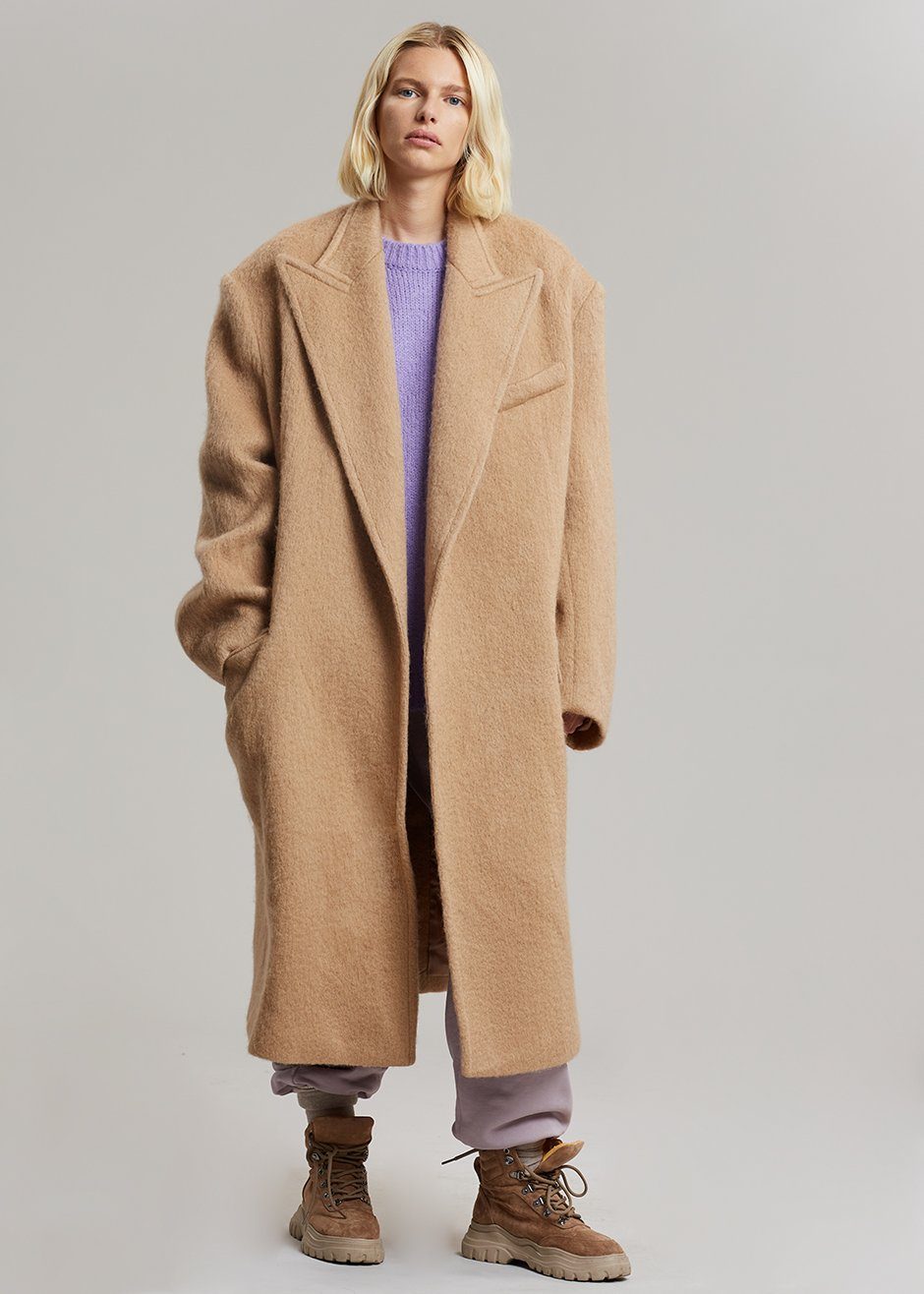 John Oversized Coat - Camel - 7