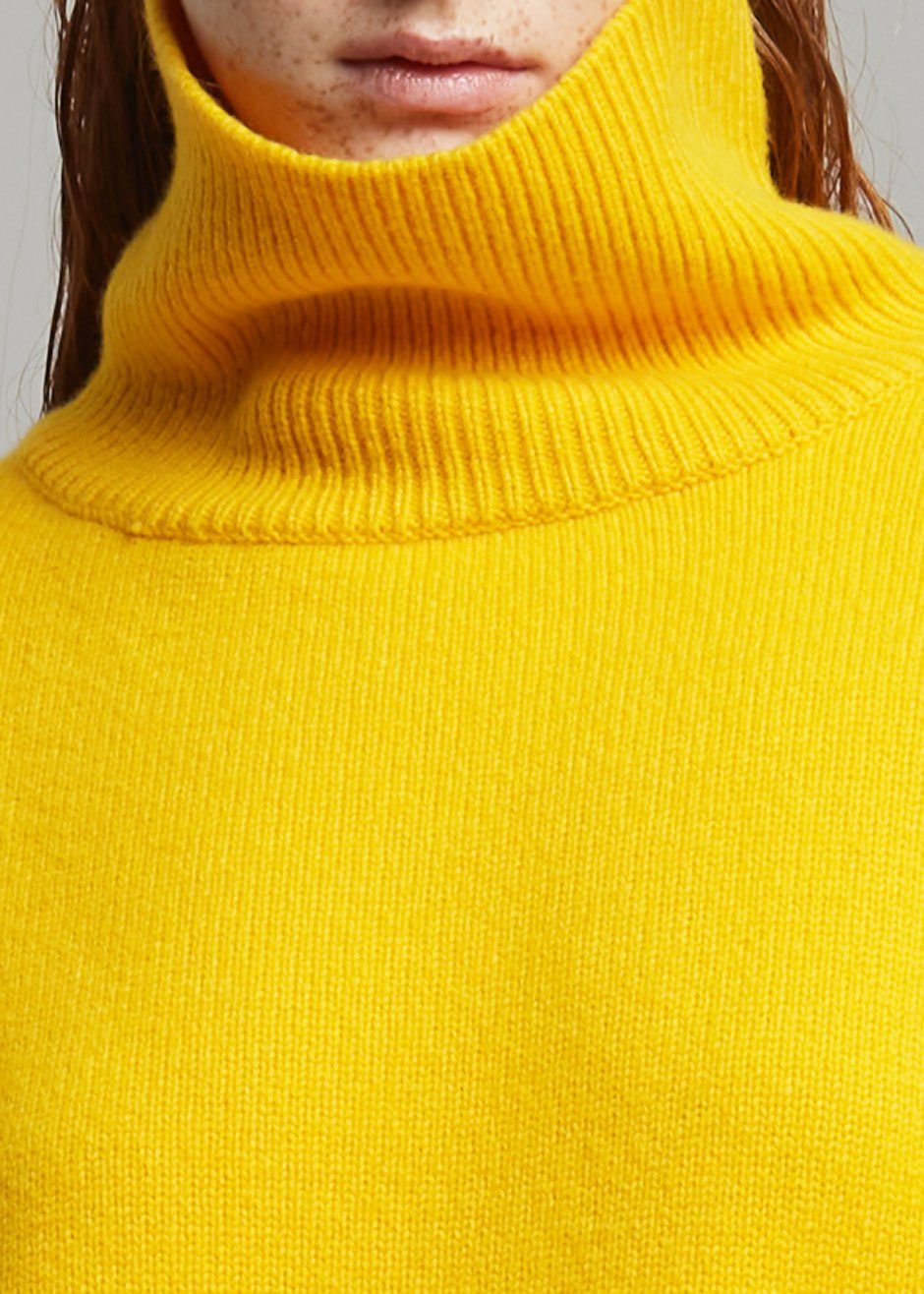 Joya Roll Neck Sweater - Marigold - 10