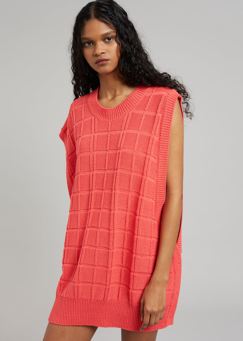 Kami Knit Dress - Red - 1