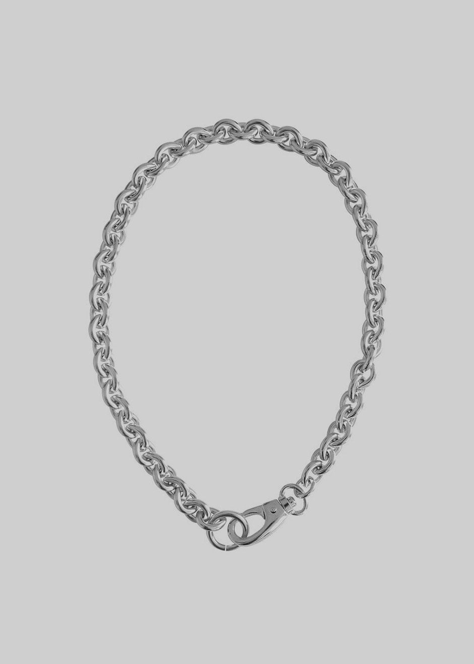 Laura Lombardi Cable Chain Necklace - Silver