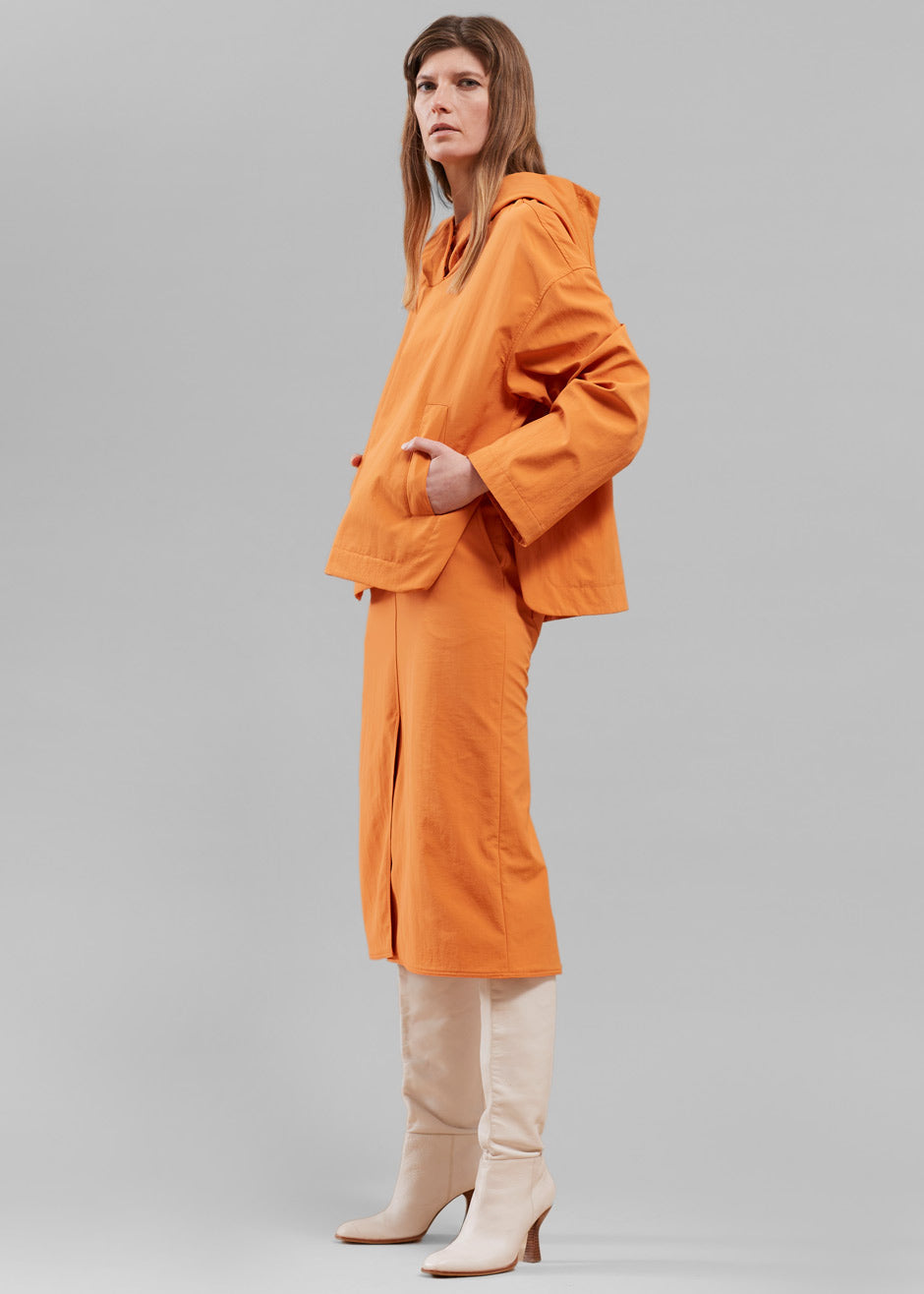 Limiza Windbreaker Midi Skirt - Orange - 4