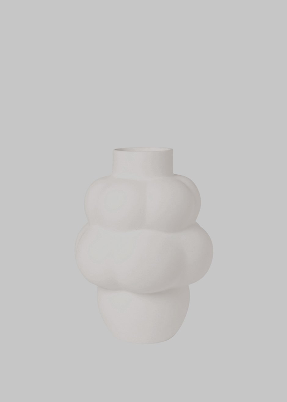 Louise Roe Balloon Vase 04 - Ceramic Raw White - 3
