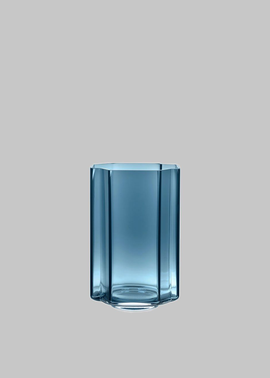 Louise Roe Funki Asymmetric Vase - Blue - 2