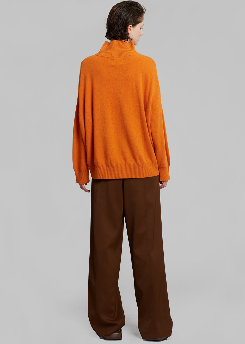 Loulou Studio Murano Cashmere Sweater - Orange - 7