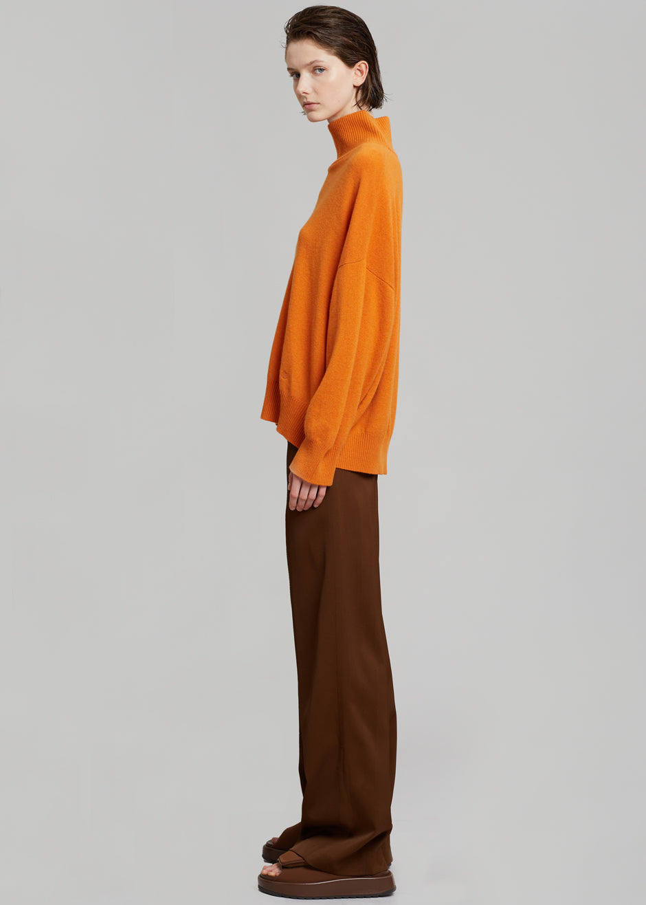 Loulou Studio Murano Cashmere Sweater - Orange - 6