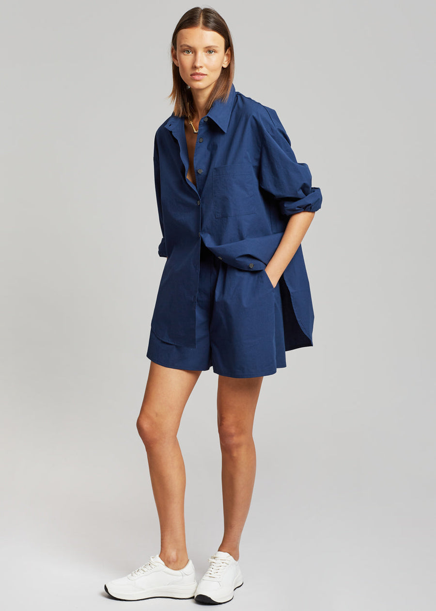 Lui Organic Cotton Boxer Short - Navy