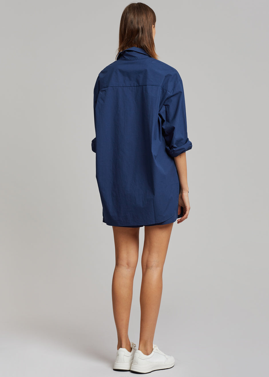 Lui Organic Cotton Shirt - Navy - 11