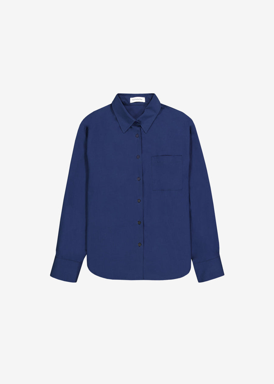 Lui Organic Cotton Shirt - Navy - 12