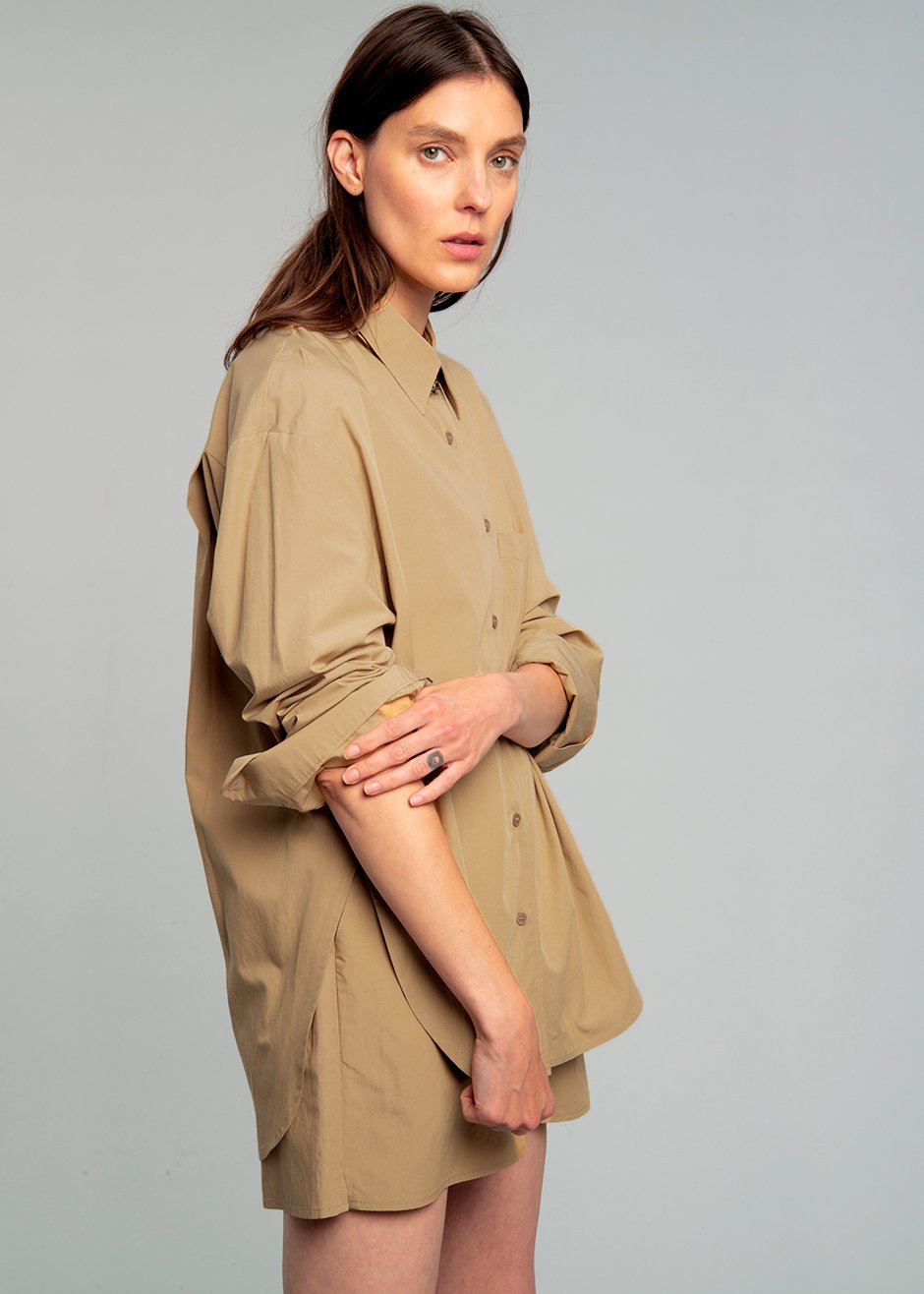 Lui Organic Cotton Shirt - Sahara - 1