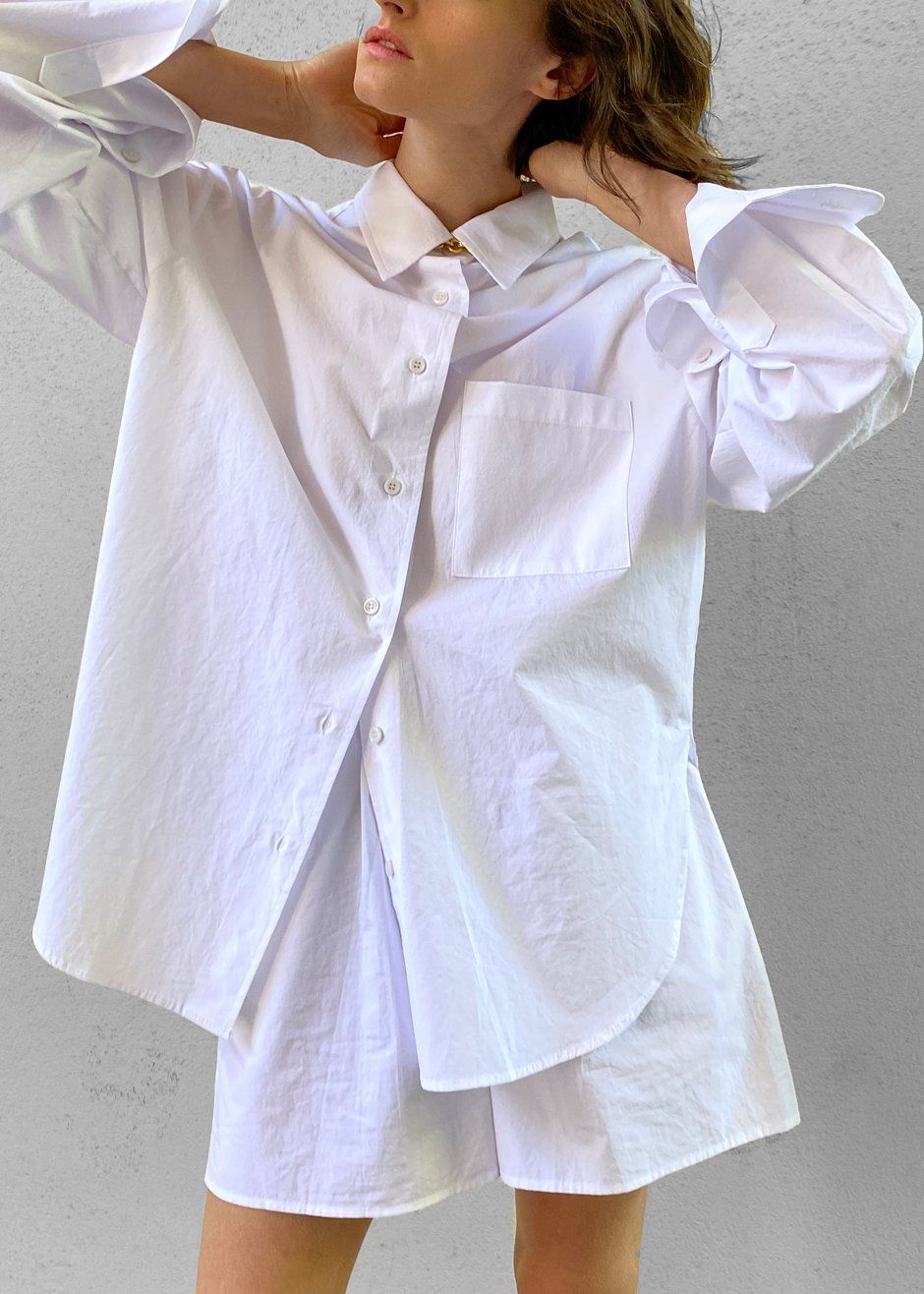 Lui Organic Cotton Shirt - White - 7