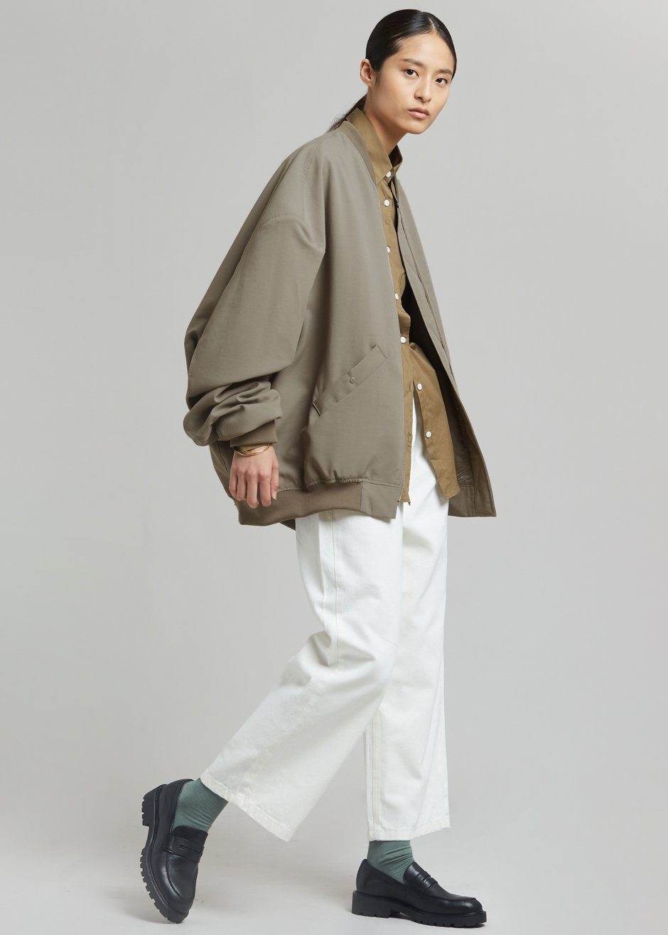 Lumi Bomber Jacket - Dark Olive - 2