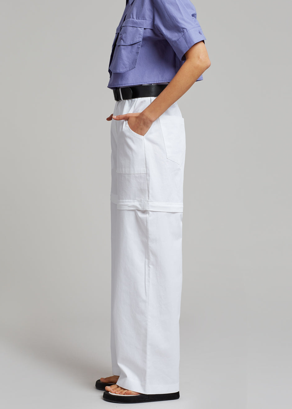 Mada Belted Pants - White - 6