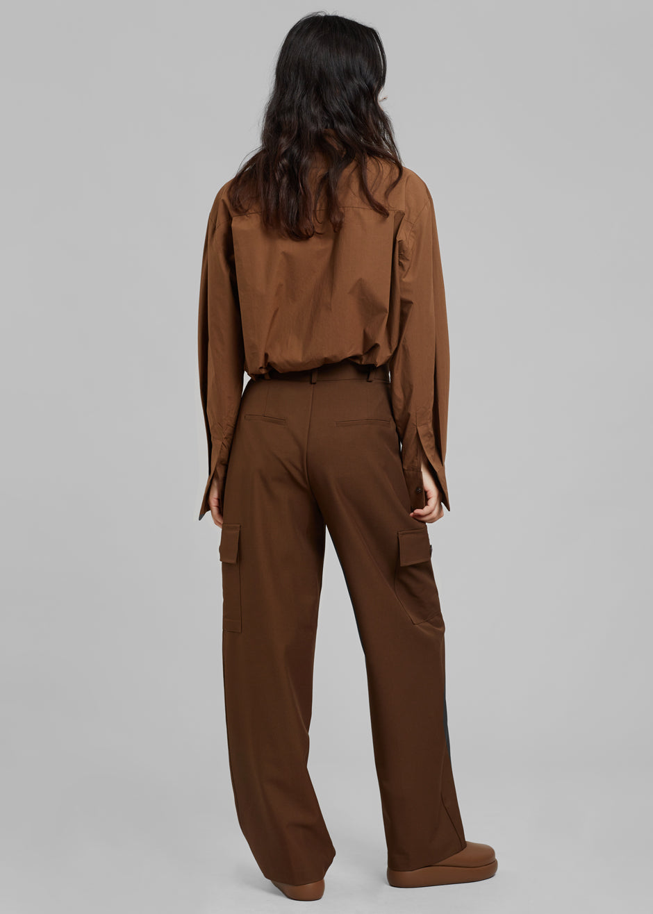 Maesa Cargo Pants - Brown - 8
