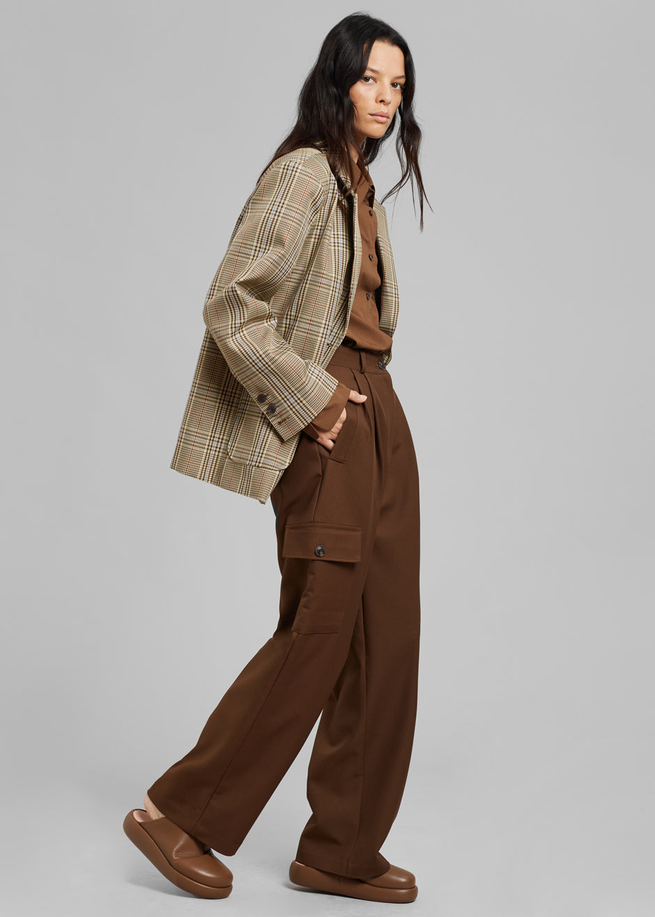 Maesa Cargo Pants - Brown - 2