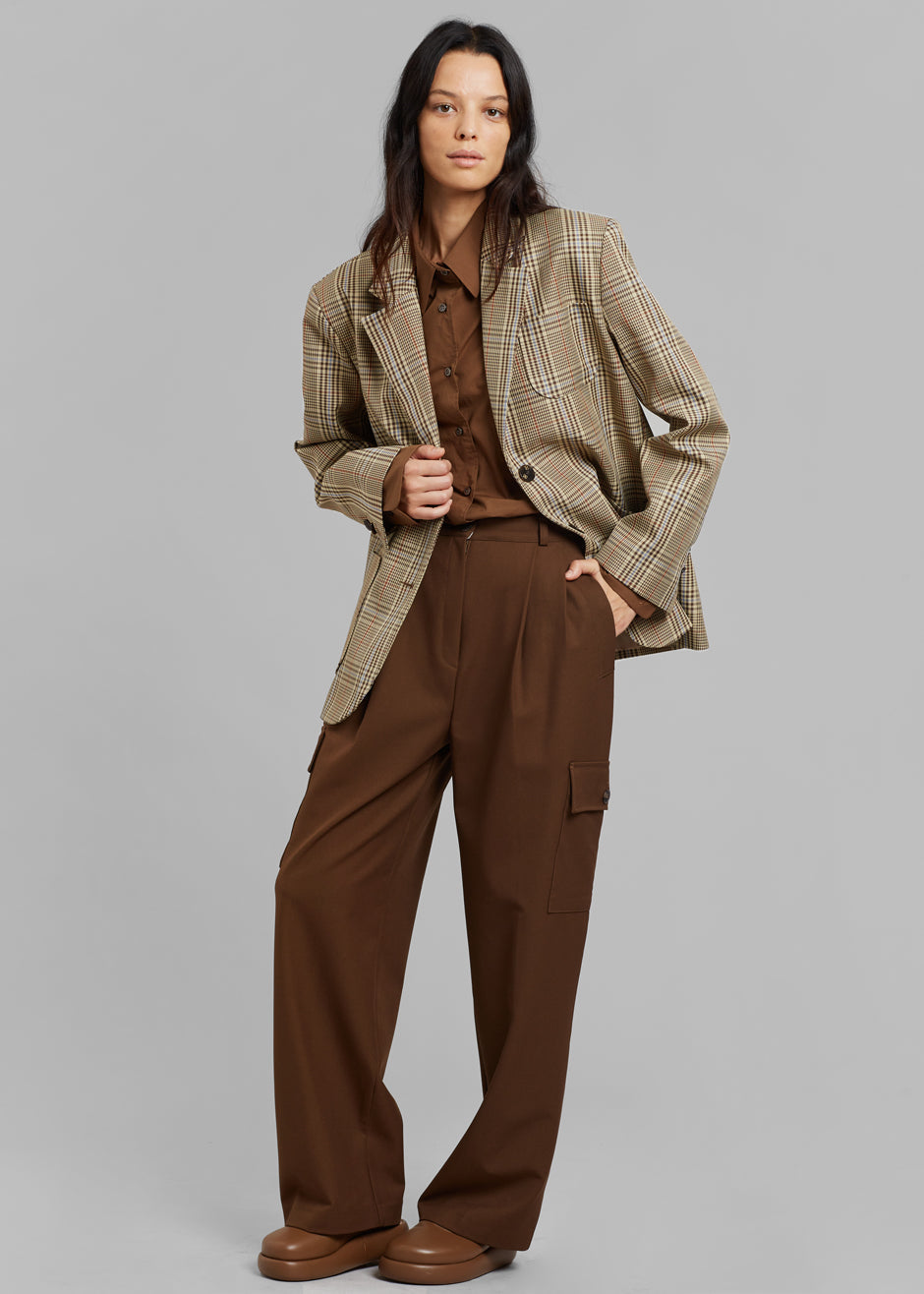 Maesa Cargo Pants - Brown - 7