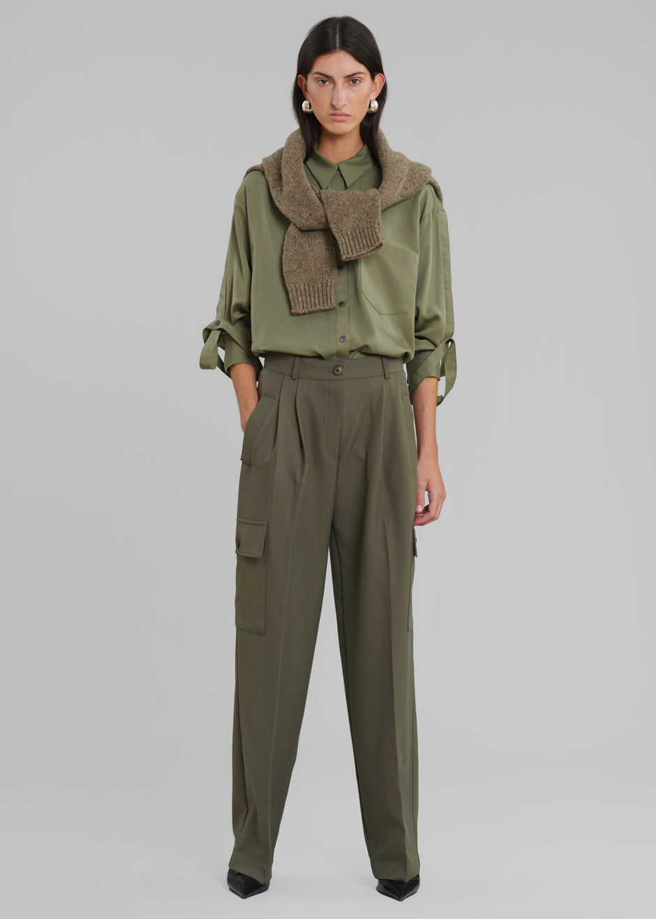 Maesa Cargo Pants - Olive - 7