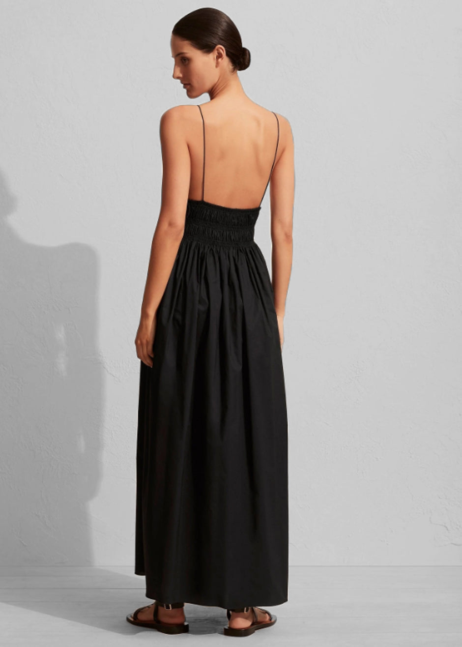 Matteau Shirred Triangle Dress - Black - 4
