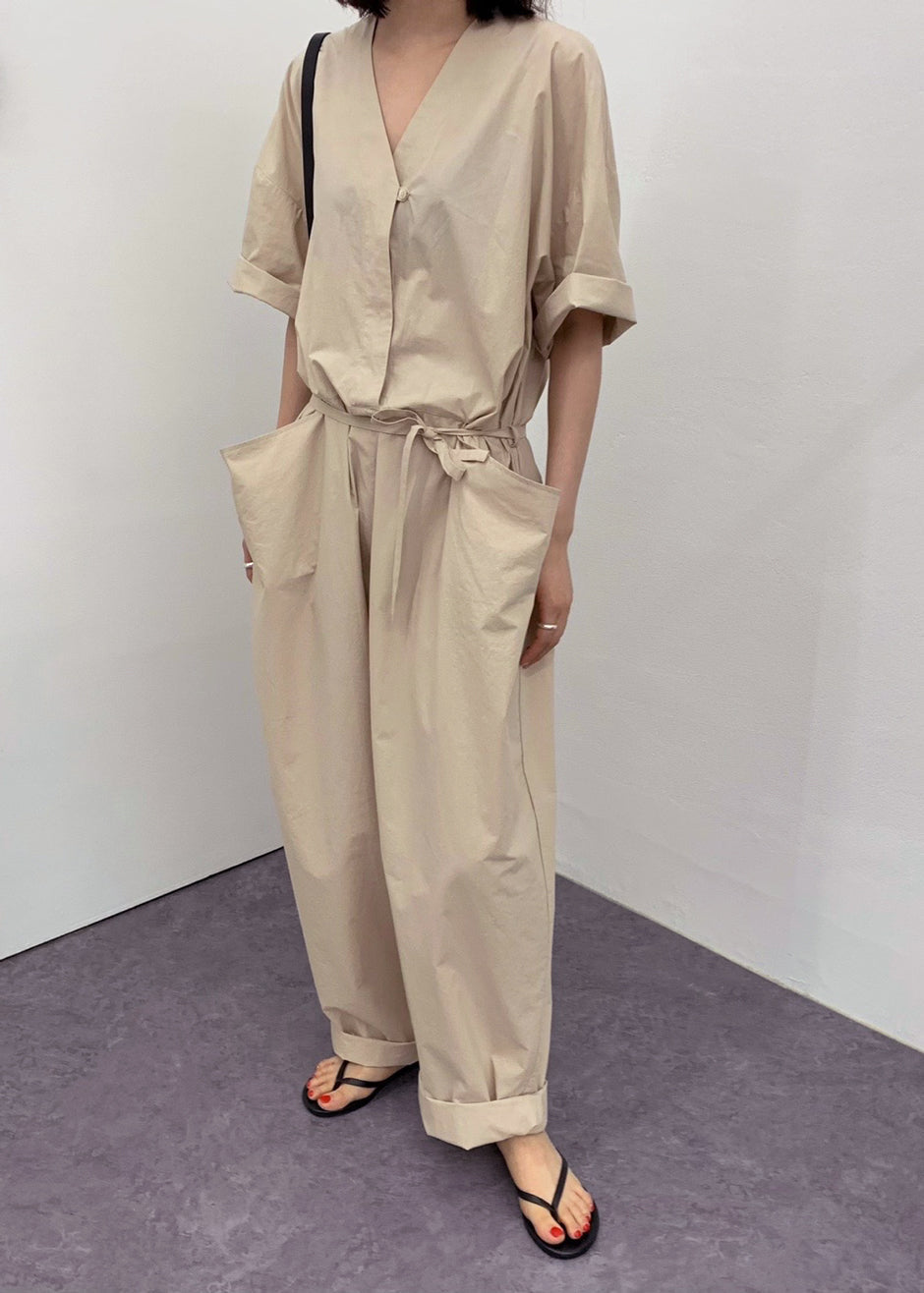 Maxim Jumpsuit - Beige