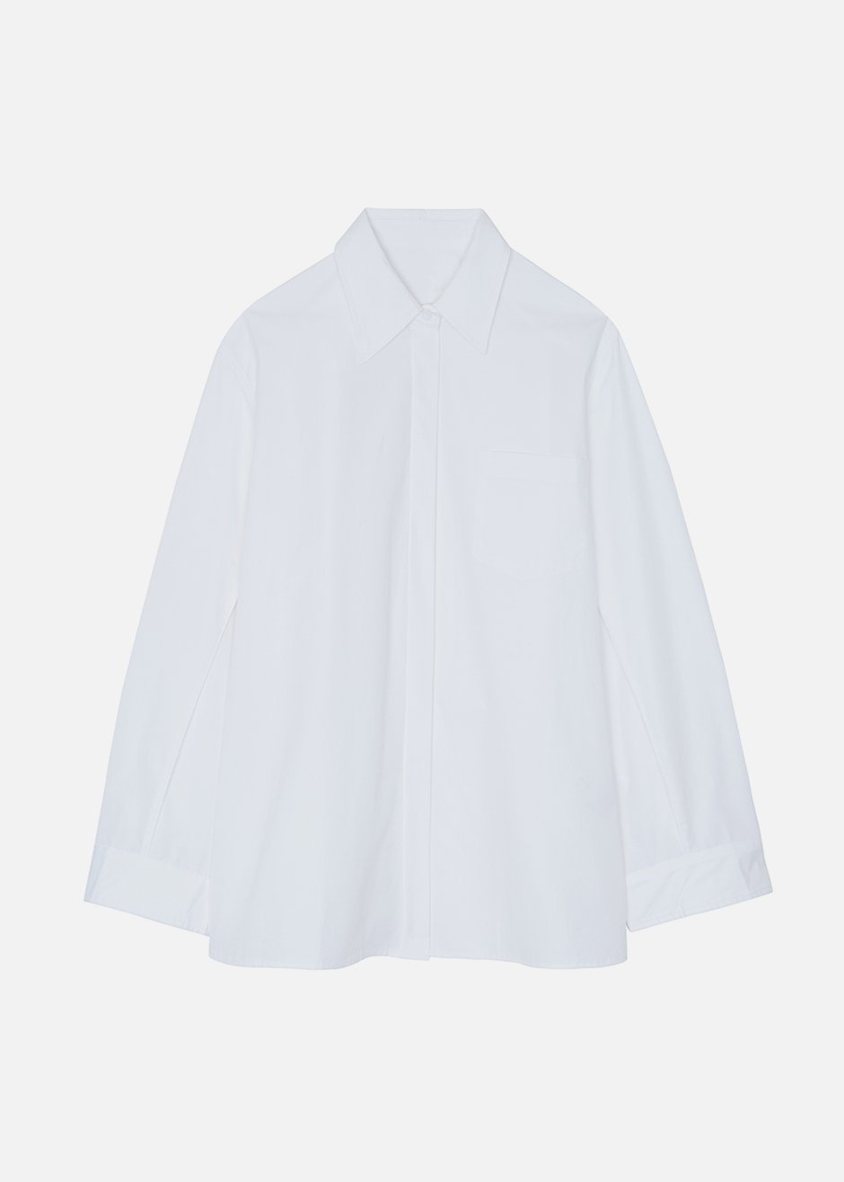Mayim Oversized Shirt - White - 13