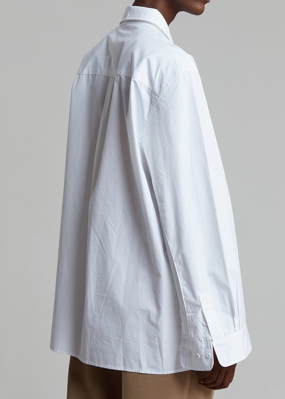 Mayim Oversized Shirt - White - 9