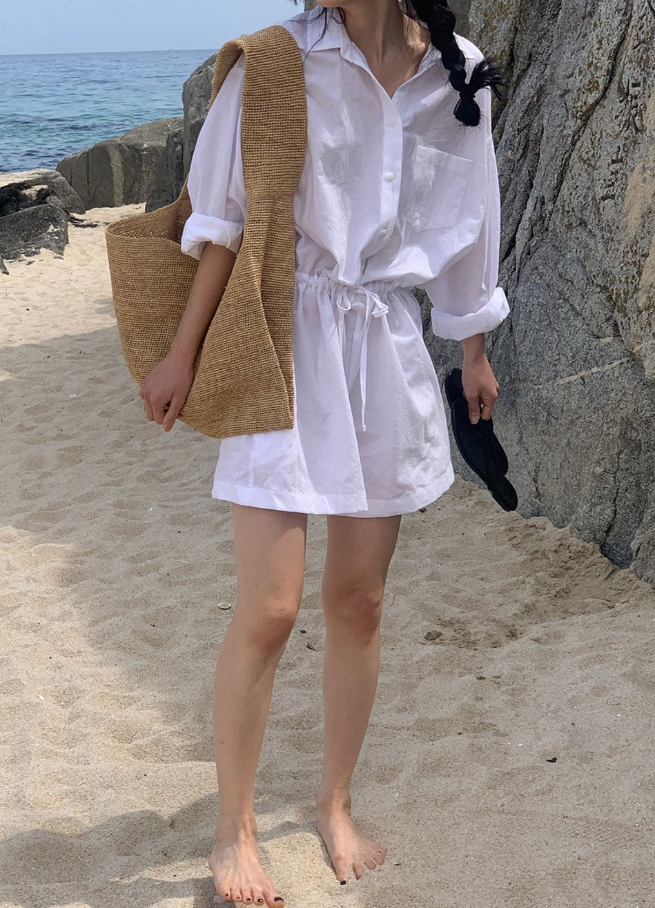 Mitri Romper - White - 1