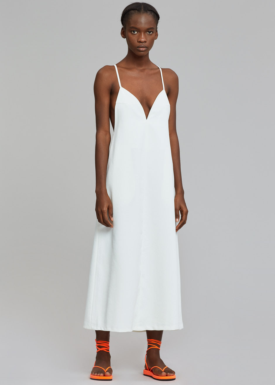 Miwa Midi Dress - White – Frankie Shop Europe