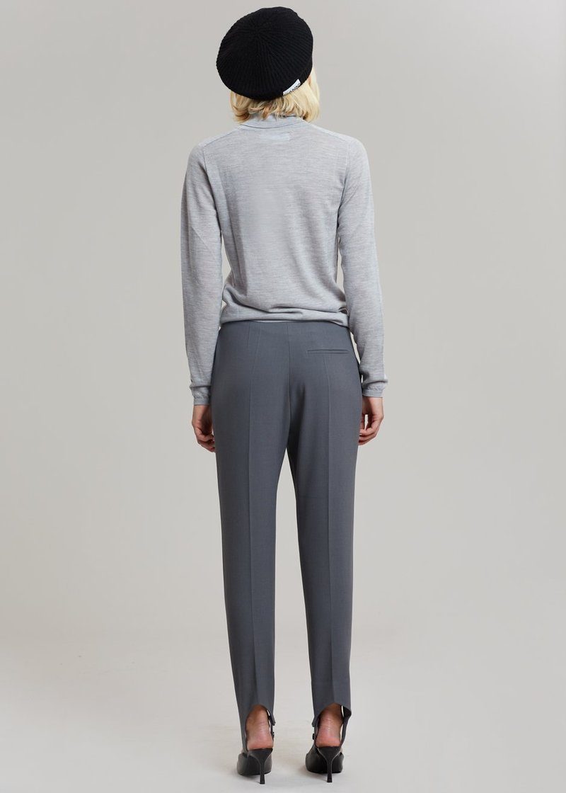 Nanushka Darby Stirrup Suit Pants - Grey - 9