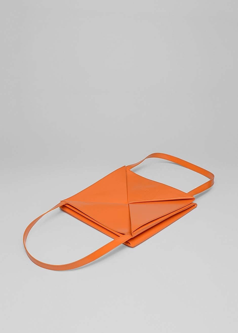 Nanushka Origami Tote - Orange - 4