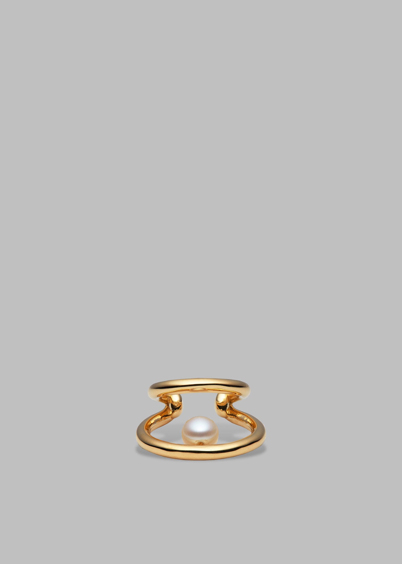 Otiumberg Double Pearl Cuff - Gold - 1