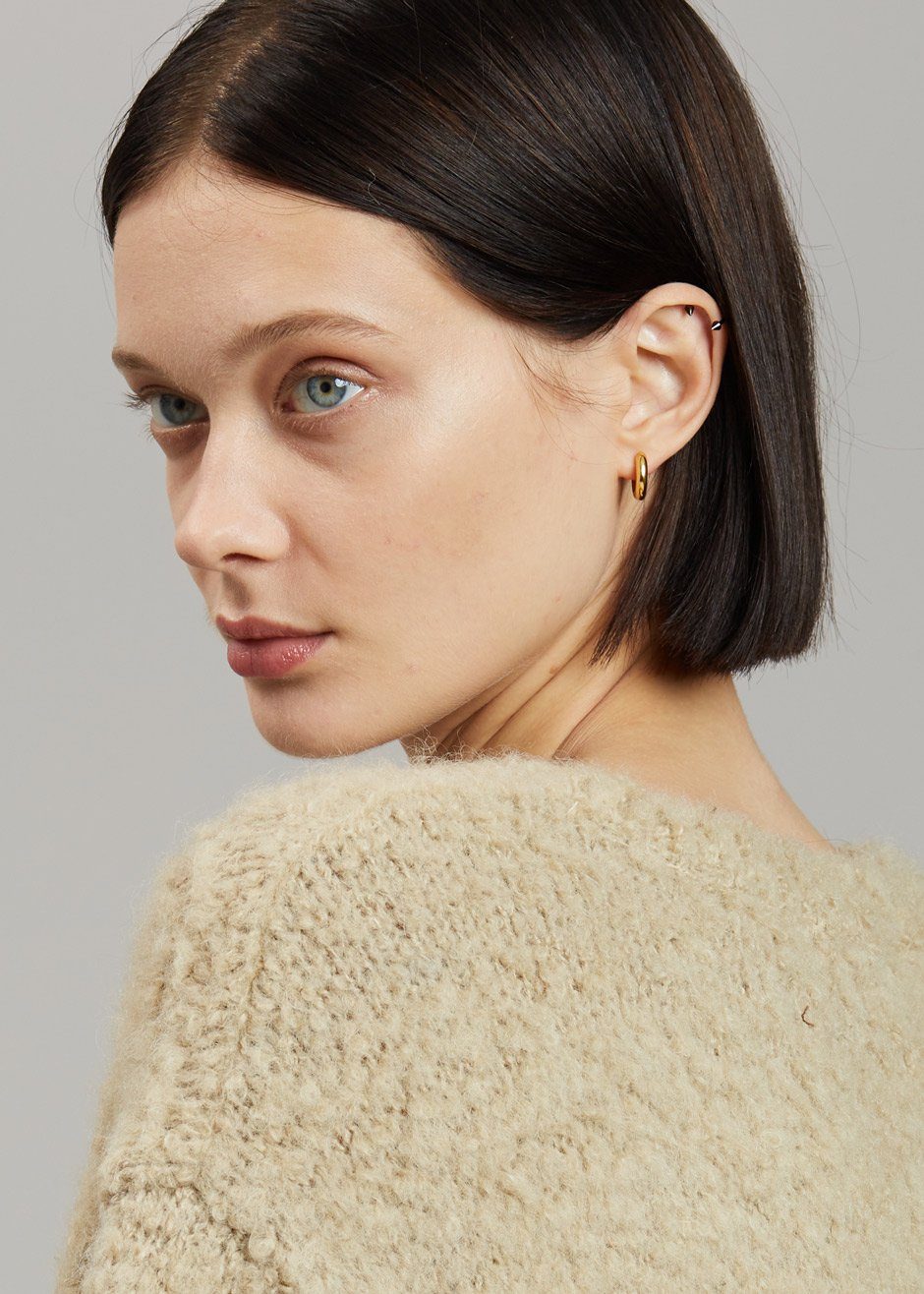 Otiumberg Small Chunky Hoops - Gold - 7