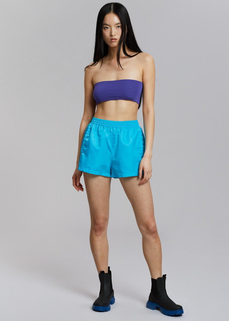 Perla Gym Shorts - Turquoise - 6