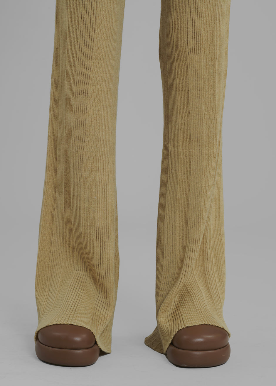 REMAIN Soleima Pants Refined Merino Wool - Sage Green - 6