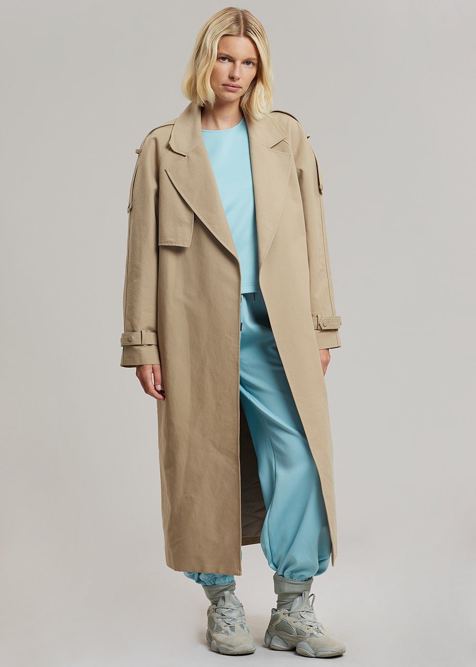 Rhodes Trench Coat - Natural - 8