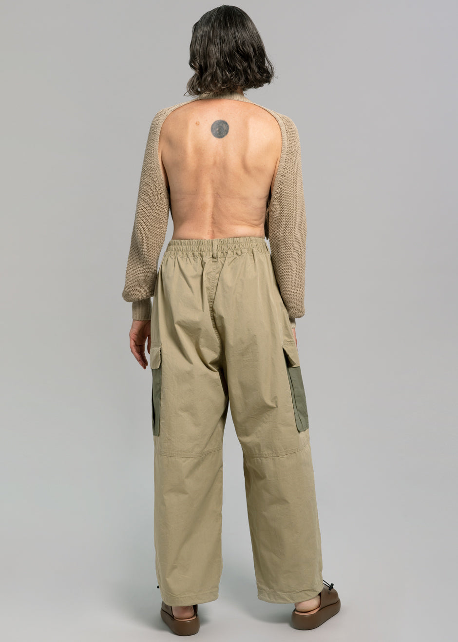 Stu Colorblock Cargo Pants - Beige Combo - 8