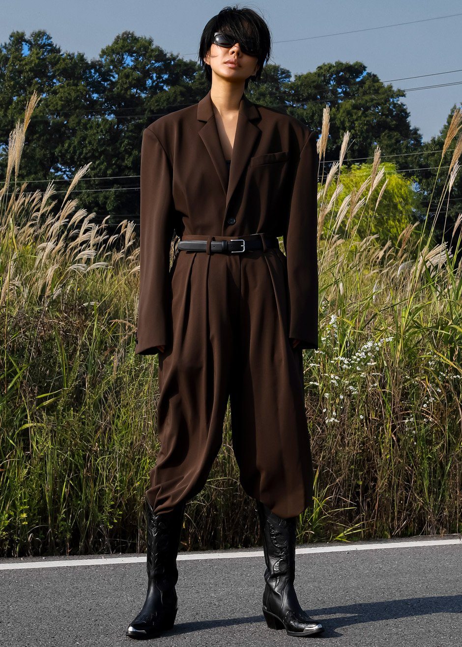 tatara　THE FRANKIE SHOP TANSY 黒 ジャケット Tansy Oversized Blazer - Black – The Frankie Shop