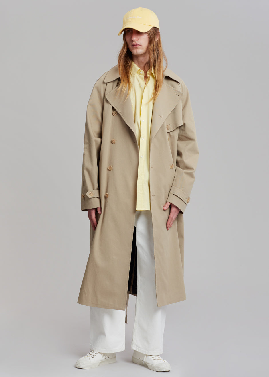 Umi Belted Trench Coat - Beige - 11 - Umi Belted Trench Coat - Beige [gender-male]