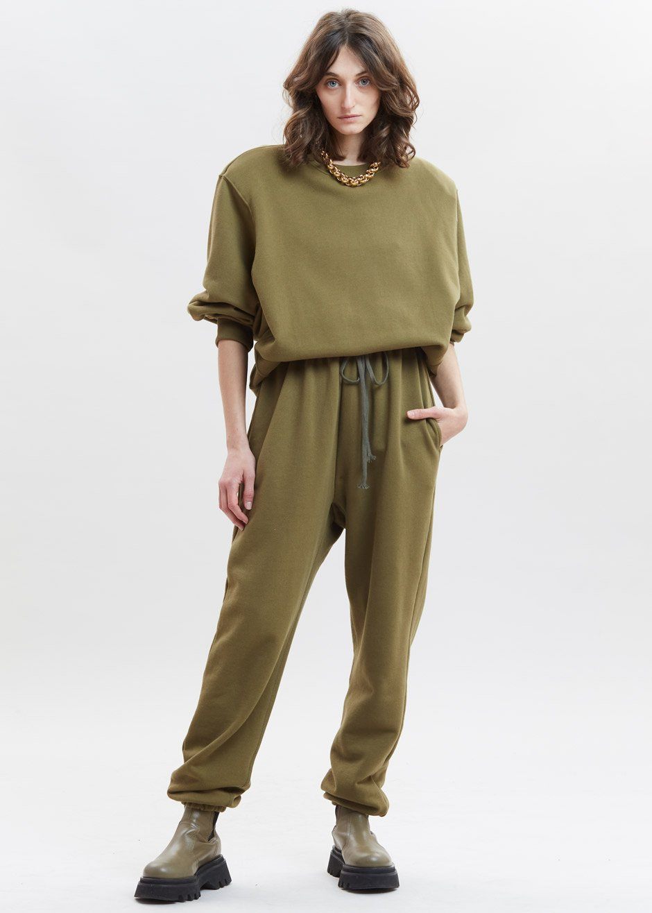 Vanessa Sweatpants - Martini Olive - 1