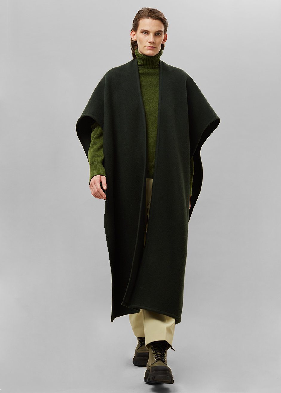 Verina Cape - Forest Green - 3