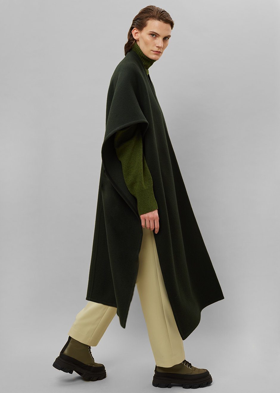 Verina Cape - Forest Green - 2